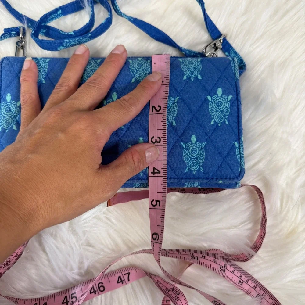 Vera Bradley - Turtle Print‎ Quilted Crossbody Wallet Purse